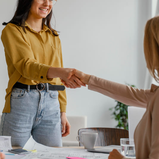 Poignet de main gérant